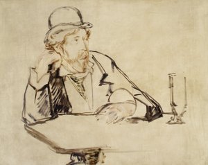 George Moore at a Café